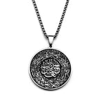 Naszyjnik z zawieszką Koran arabski islam muzułmański srebrny
