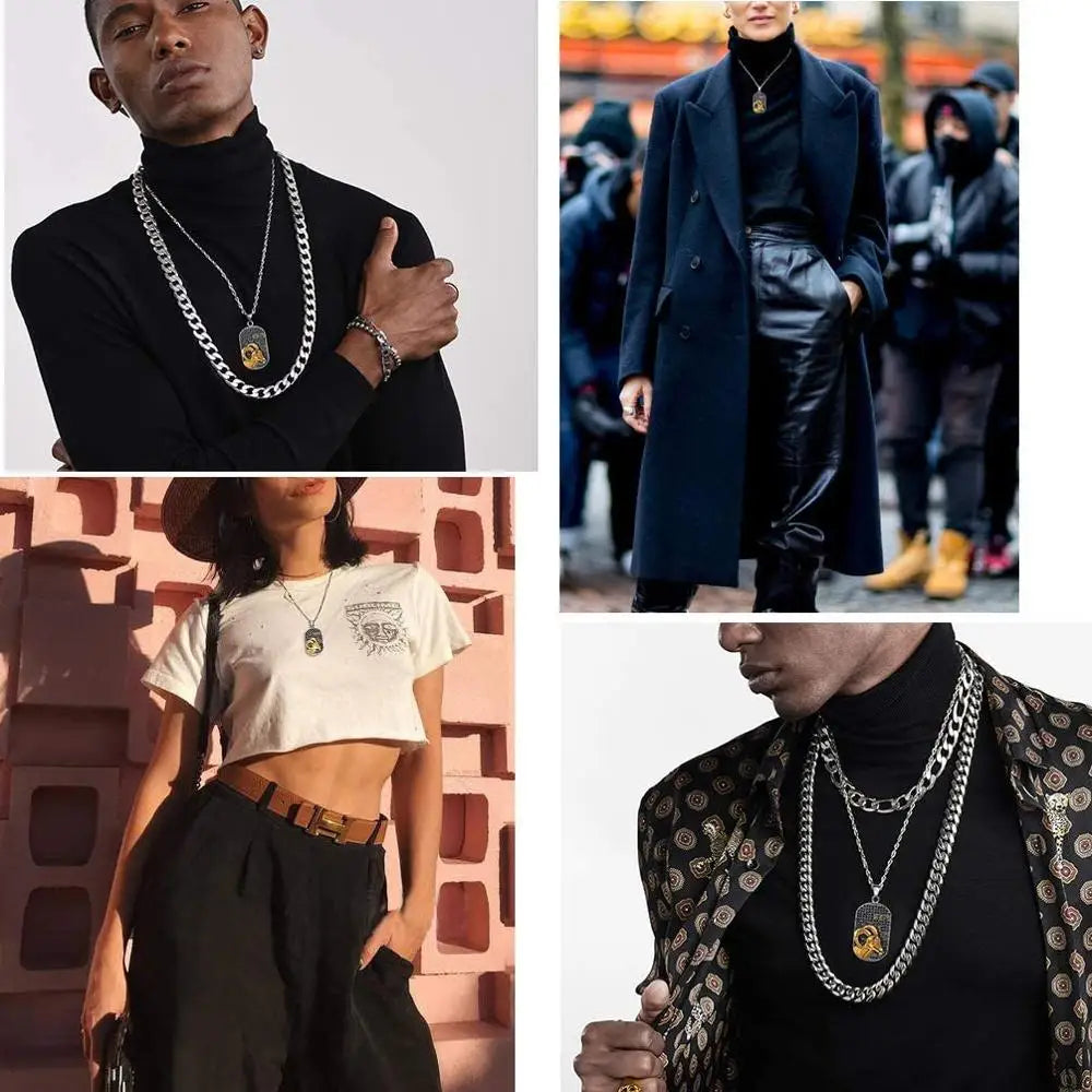 Naszyjnik z zawieszką w stylu znaku zodiaku astrologicznego