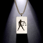 Naszyjnik z eleganckim wisiorkiem zodiakalnym znakiem astrologicznym