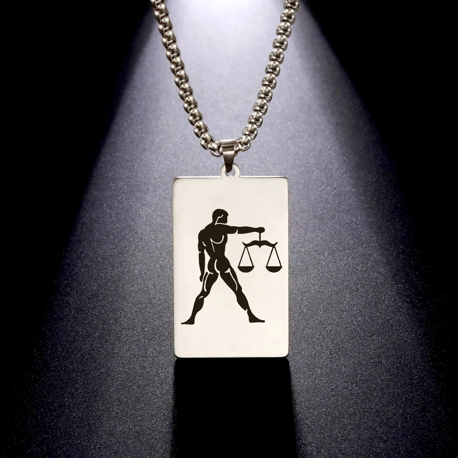 Collier avec Pendentif Elégant Signe du Zodiaque Astrologique