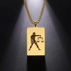 Naszyjnik z eleganckim wisiorkiem zodiakalnym znakiem astrologicznym