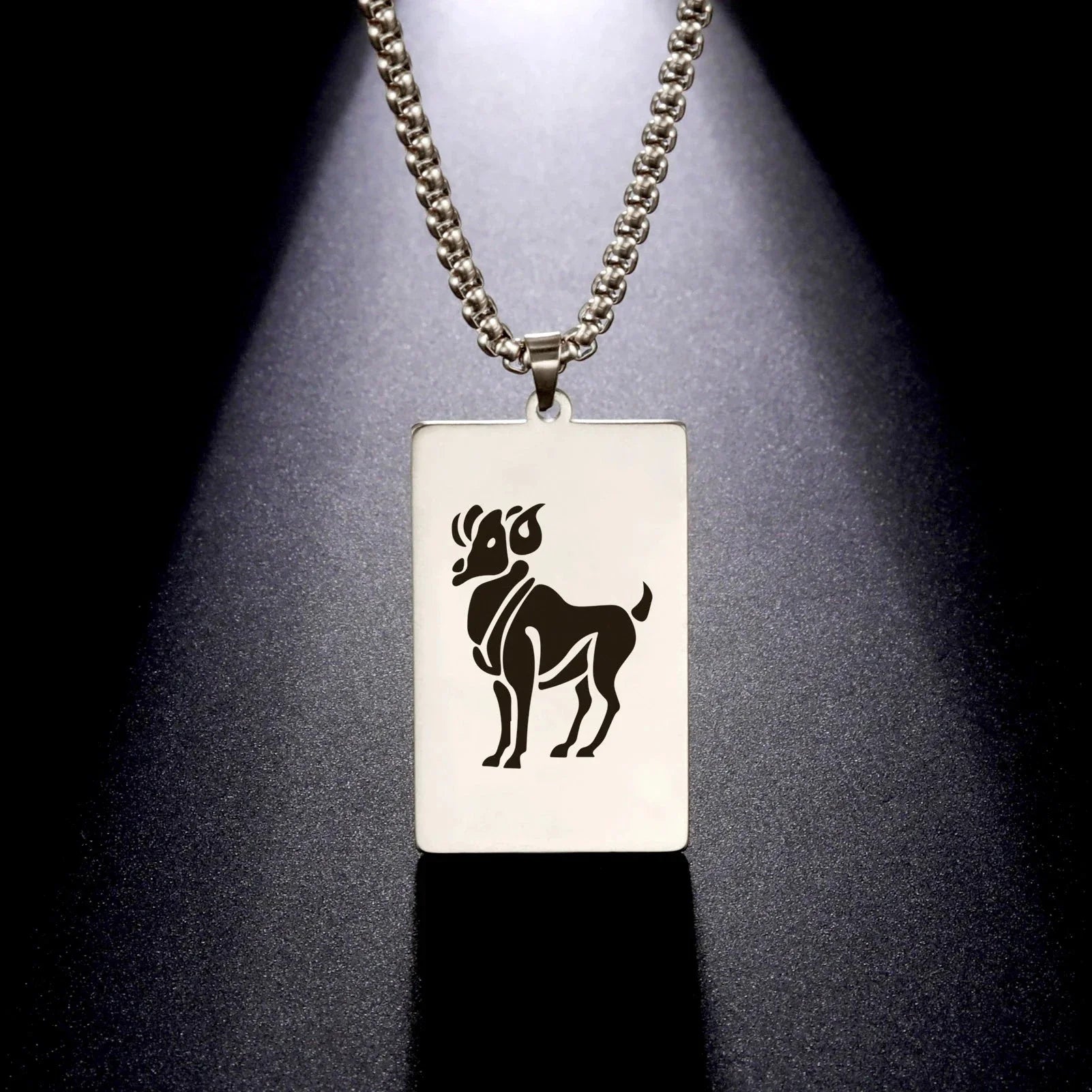 Naszyjnik z eleganckim wisiorkiem zodiakalnym znakiem astrologicznym