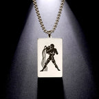 Naszyjnik z eleganckim wisiorkiem zodiakalnym znakiem astrologicznym