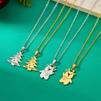 Halskæde med vintervedhæng