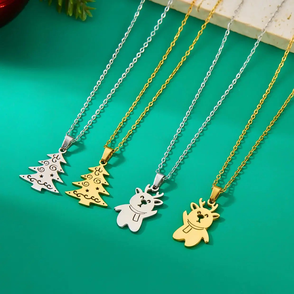 Halskæde med vintervedhæng