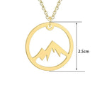 Collier avec Pendentif Montagne pour Homme ou Femme