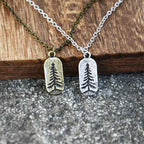 Halskæde med juletræsvedhæng