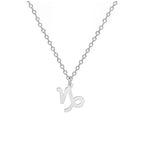 Naszyjnik z pozłacaną zawieszką znaku zodiaku