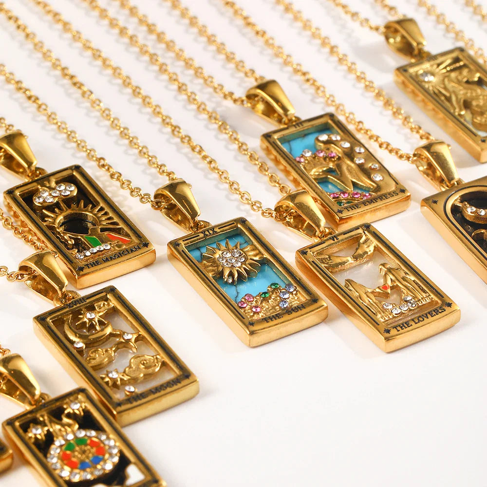 Halskæde med Tarot Vedhæng 