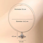 Naszyjnik z zawieszką czaszki z cyrkoniami