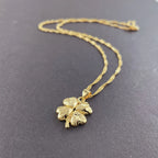 Collier avec Pendentif Trèfle à 4 Feuilles pour Femme