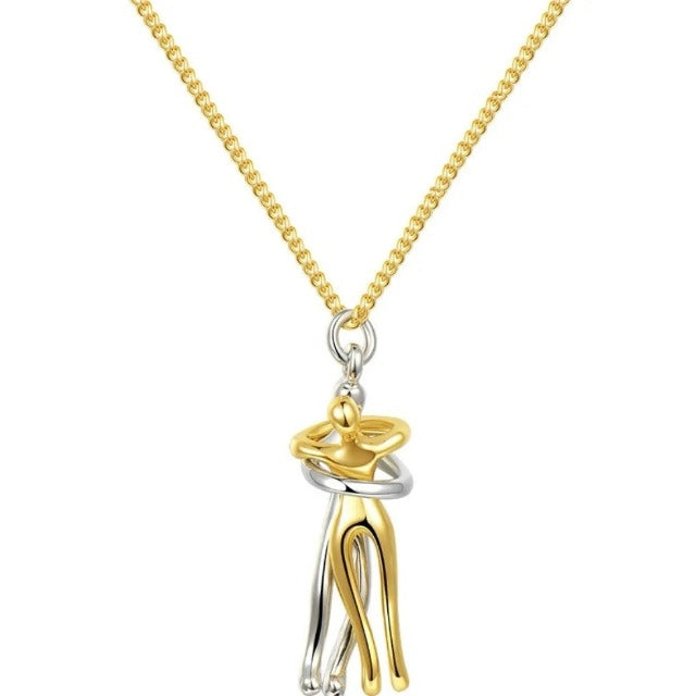 Kæde Kærligheds Kram guld