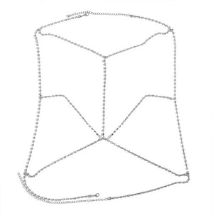 Náhrdelník s řetízkem na výstřih pro ženy Šperk na výstřih a hrudník