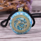 Náhrdelník z orgonitu Oko Oudjat Egypt