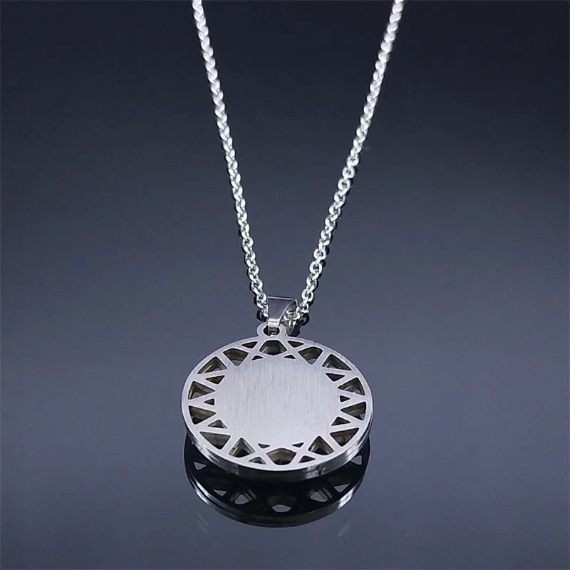 Halskæde og øreringe med vedhæng dårligt øje blå tyrkisk halskæde