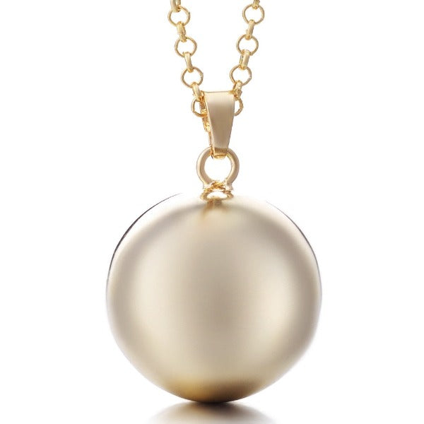 Collier Femme Enceinte Bola de Grossesse avec Pendentif Coloré
