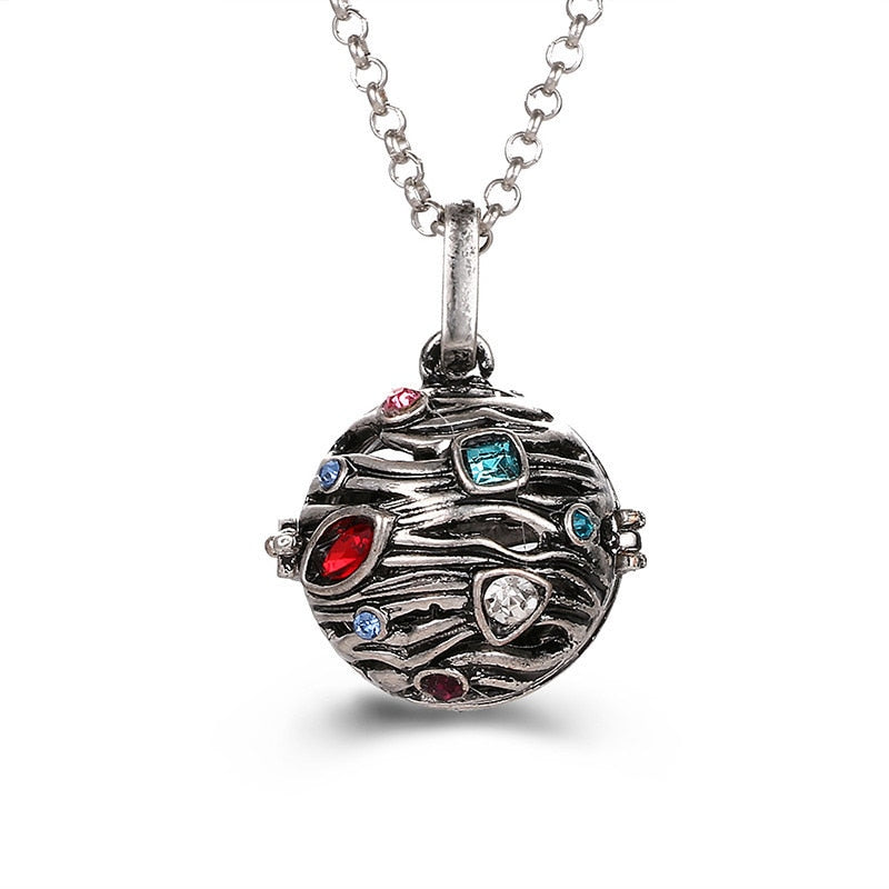 Collier Femme Enceinte Bola de Grossesse avec Pendentif  Creux