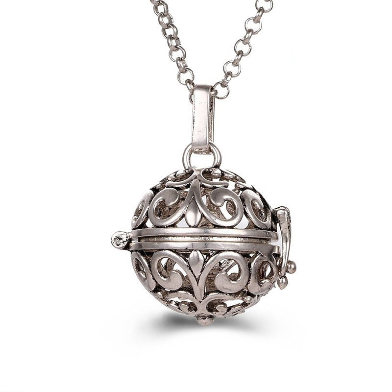 Collier Femme Enceinte Bola de Grossesse avec Pendentif  Creux