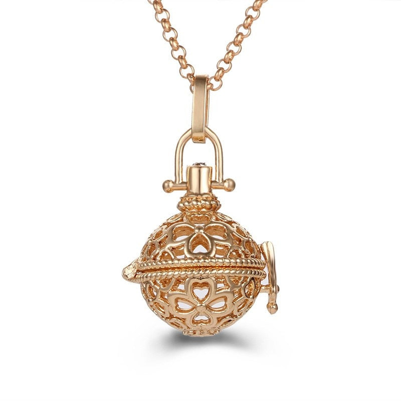 Collier Femme Enceinte Bola de Grossesse avec Pendentif  Creux