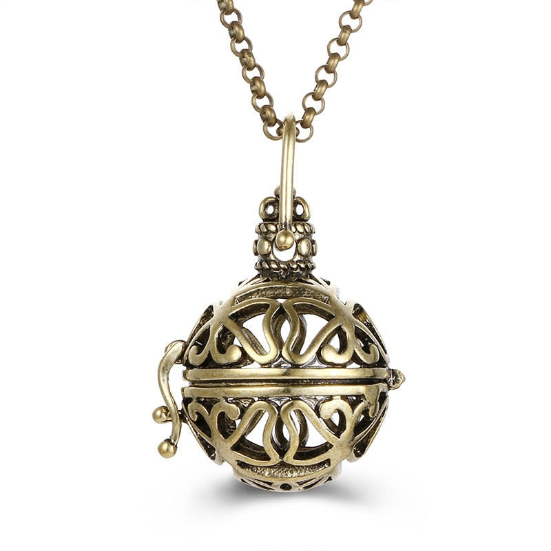 Collier Femme Enceinte Bola de Grossesse avec Pendentif  Creux