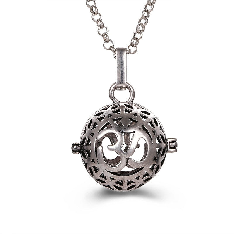 Collier Femme Enceinte Bola de Grossesse avec Pendentif  Creux