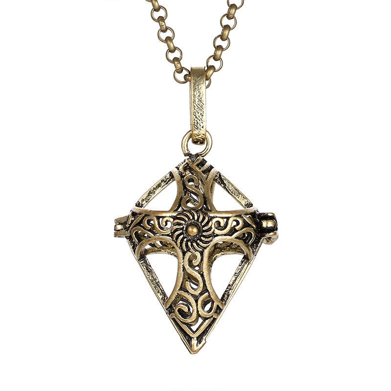 Graviditetshalskæde til kvinder med hul vedhæng 