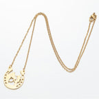 Halskæde Hestesko Vedhæng Hestesko Held og Lykke Sølv