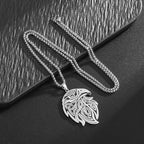 Naszyjnik z zawieszką orła ze srebra