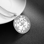 Naszyjnik z wisiorkiem Archanioła srebrny