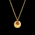 Naszyjnik z zawieszką z kamieniem urodzinowym