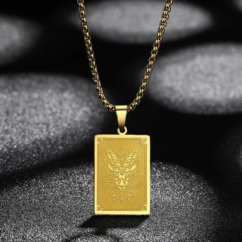 Collier Pendentif avec Signe du Zodiaque