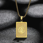 Naszyjnik z zawieszką z znakiem zodiaku