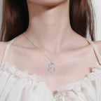 Naszyjnik z zawieszką - łapacz snów