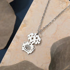 Naszyjnik z zawieszką Kociołek Czarów Wicca srebrny