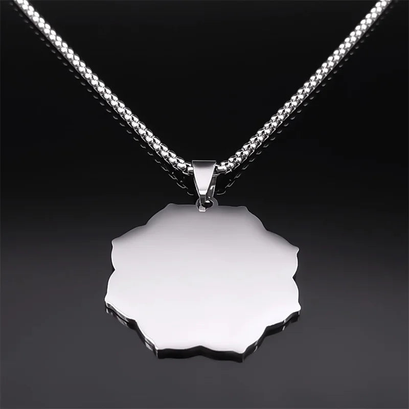 Naszyjnik z zawieszką w kształcie sześcianu Metatrona dla mężczyzn lub kobiet