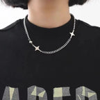 Naszyjnik z zawieszką w kształcie gwiazdy dla mężczyzn 2