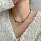 Naszyjnik z zawieszką w kształcie gwiazdy w stylu boho