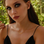 Naszyjnik z zawieszką dla kobiet z potrójnym księżycem, czarownictwo Wicca