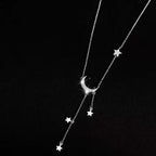 Naszyjnik z zawieszką Księżyc Gwiazda Ciała Nieba dla kobiet 