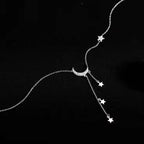 Naszyjnik z zawieszką Księżyc Gwiazda Ciała Nieba dla kobiet 