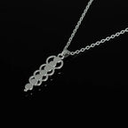 Naszyjnik z zawieszką Kamienie 7 Czakr dla kobiet