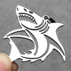 Naszyjnik z wisiorkiem rekina dla mężczyzn