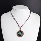 Naszyjnik z zawieszką znak zodiaku 12 konstelacji koziorożec