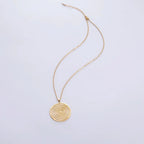 Naszyjnik i zawieszka Spirala geometryczna złoto