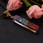 Naszyjnik z wielokolorowymi kamieniami