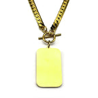 Naszyjnik typu choker z zawieszką Ayatul Kursi, islamski symbol 