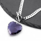 Naszyjnik obroża z wisiorkiem serce 4