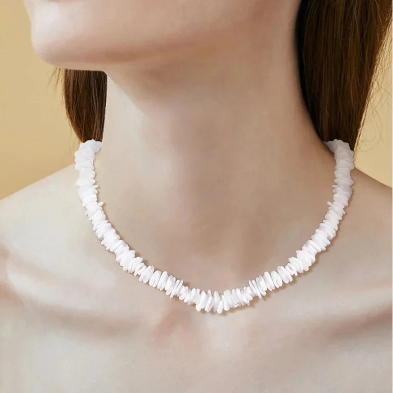Collier Ras de Cou en Coquillages