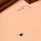 Naszyjnik obroża z zawieszką przeciwko złemu oku