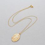 Naszyjnik z egipskim skarabeuszem ze złota